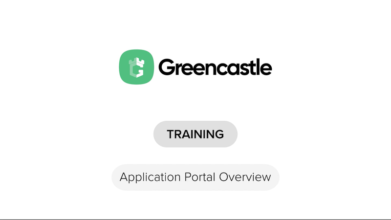 Application Portal Training